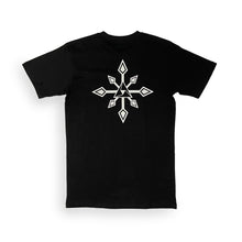 Load image into Gallery viewer, THROUGH THE CHAOS LONG BLACK CREW T SHIRT
