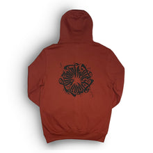 Load image into Gallery viewer, THROUGH THE CHAOS PREMIUM LONG PAPRIKA PULLOVER HOODIE
