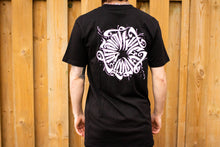 Load image into Gallery viewer, THROUGH THE CHAOS LONG BLACK CREW T SHIRT
