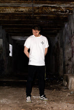 Load image into Gallery viewer, THROUGH THE CHAOS CLASSIC WHITE CREW T SHIRT
